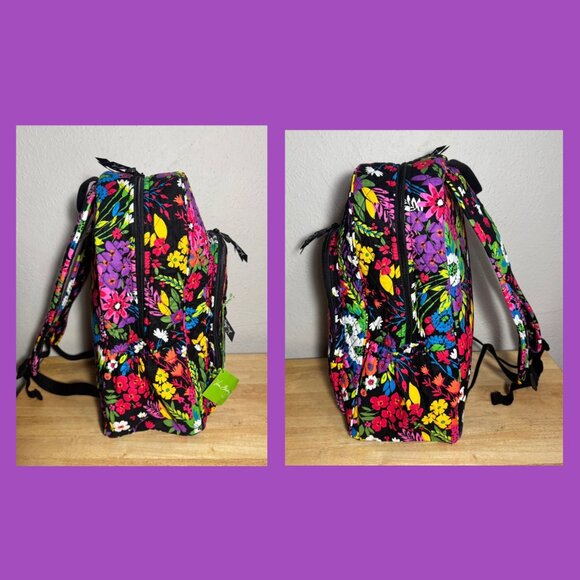 Vera Bradley Campus Backpack in Field Flowers NWT main image 6
